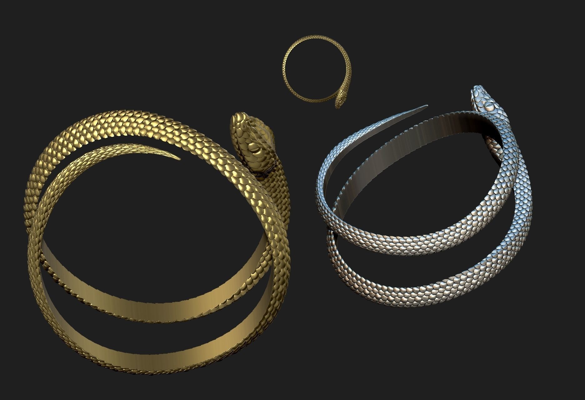 snake02 3D print model_5