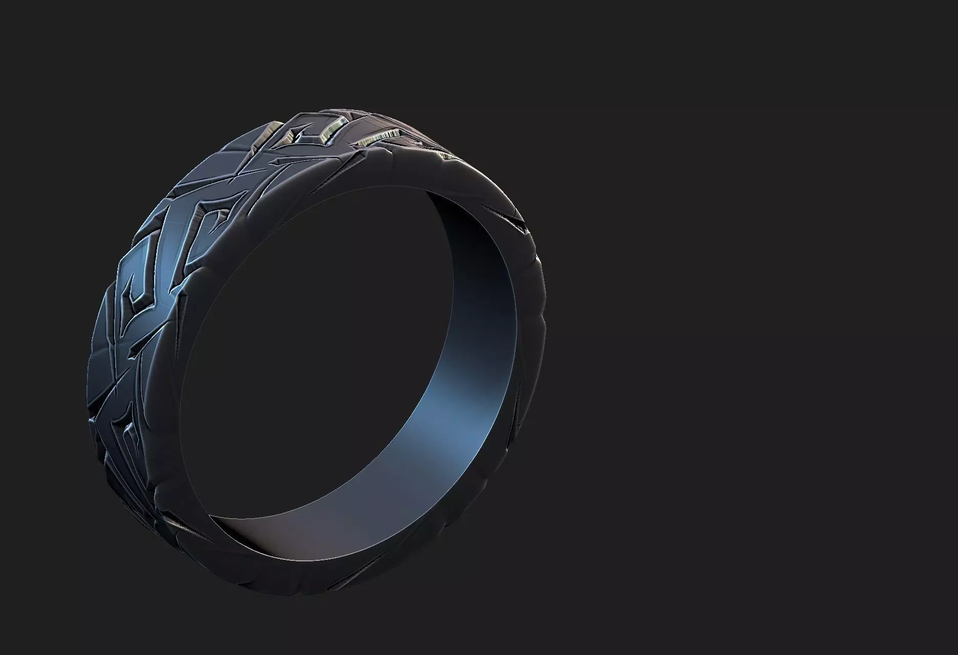 fantasy ring 3D print model_0