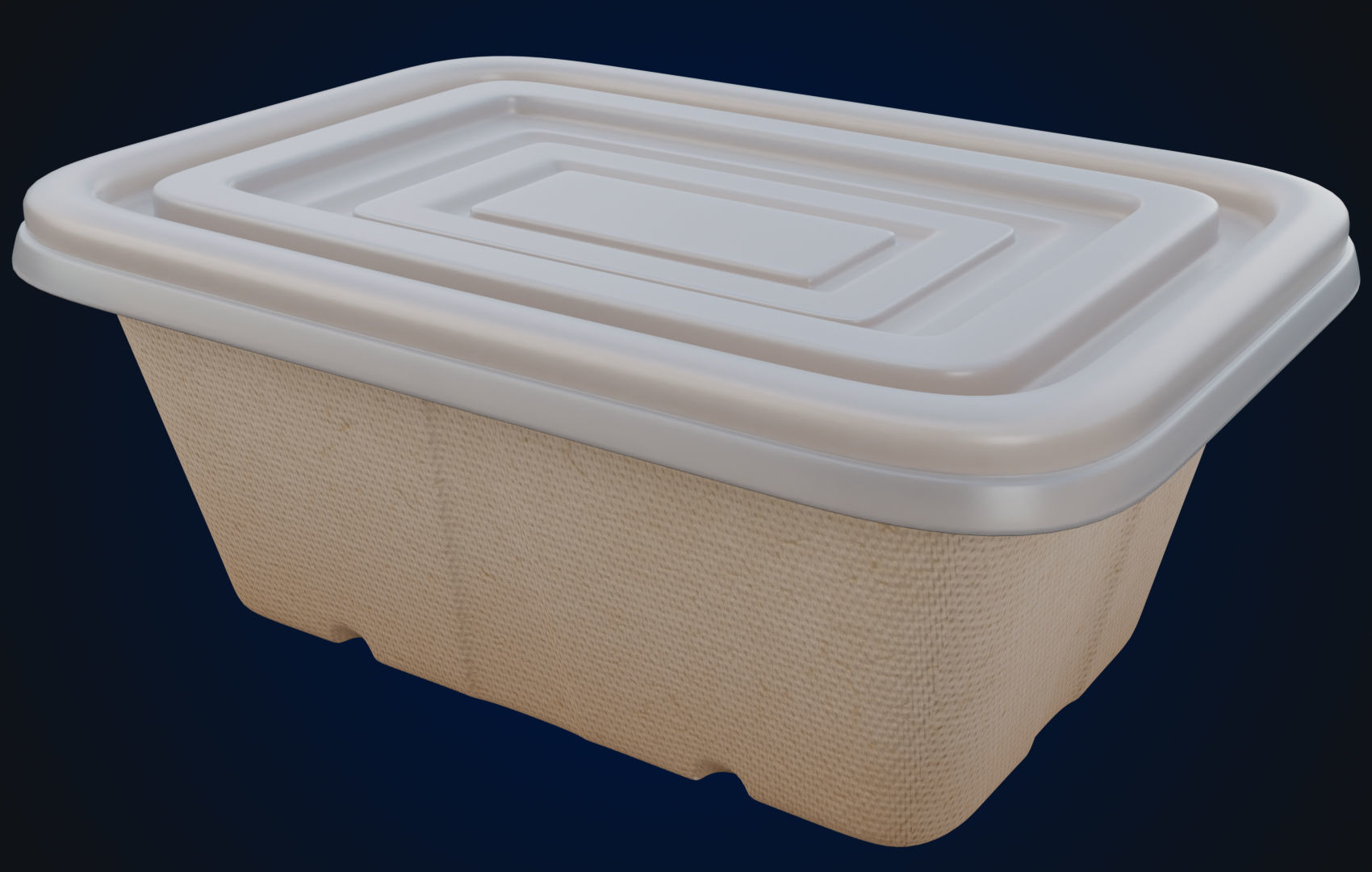 Disposable Food Items Pack  3D Model Collection_46