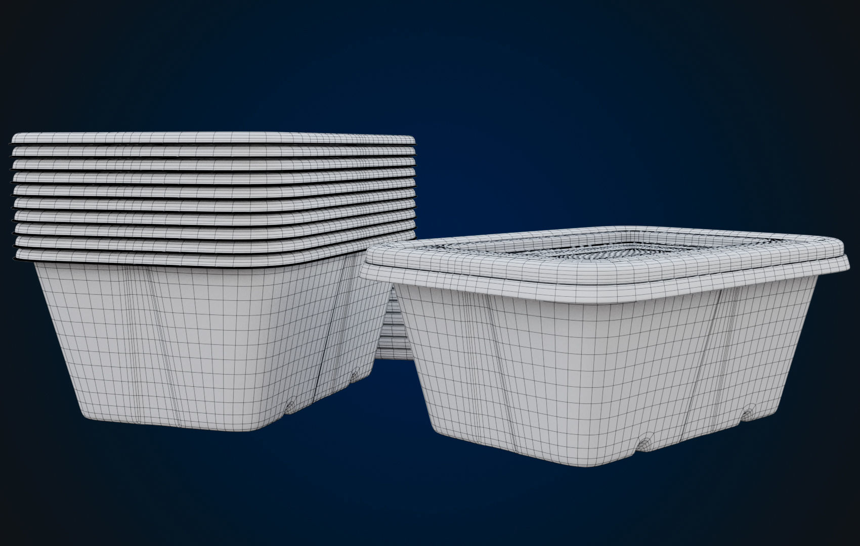 Disposable Food Items Pack  3D Model Collection_49