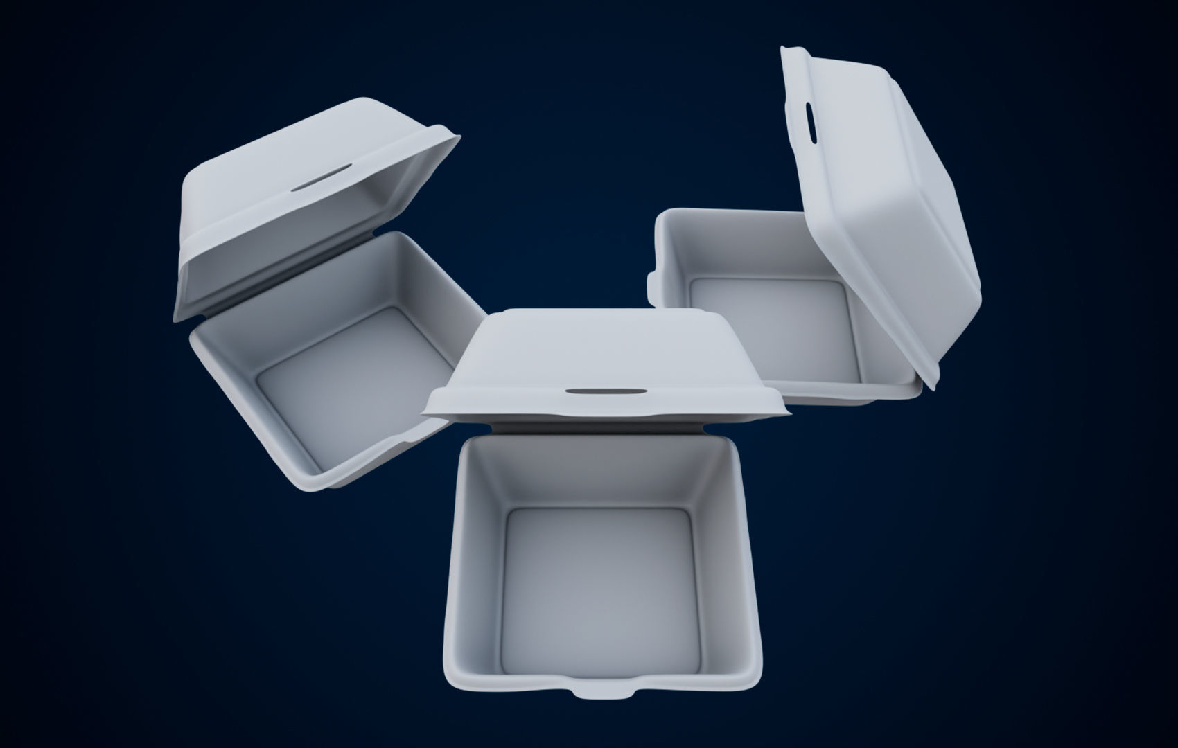 Disposable Food Items Pack  3D Model Collection_15