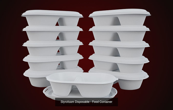 Disposable Food Items Pack 4