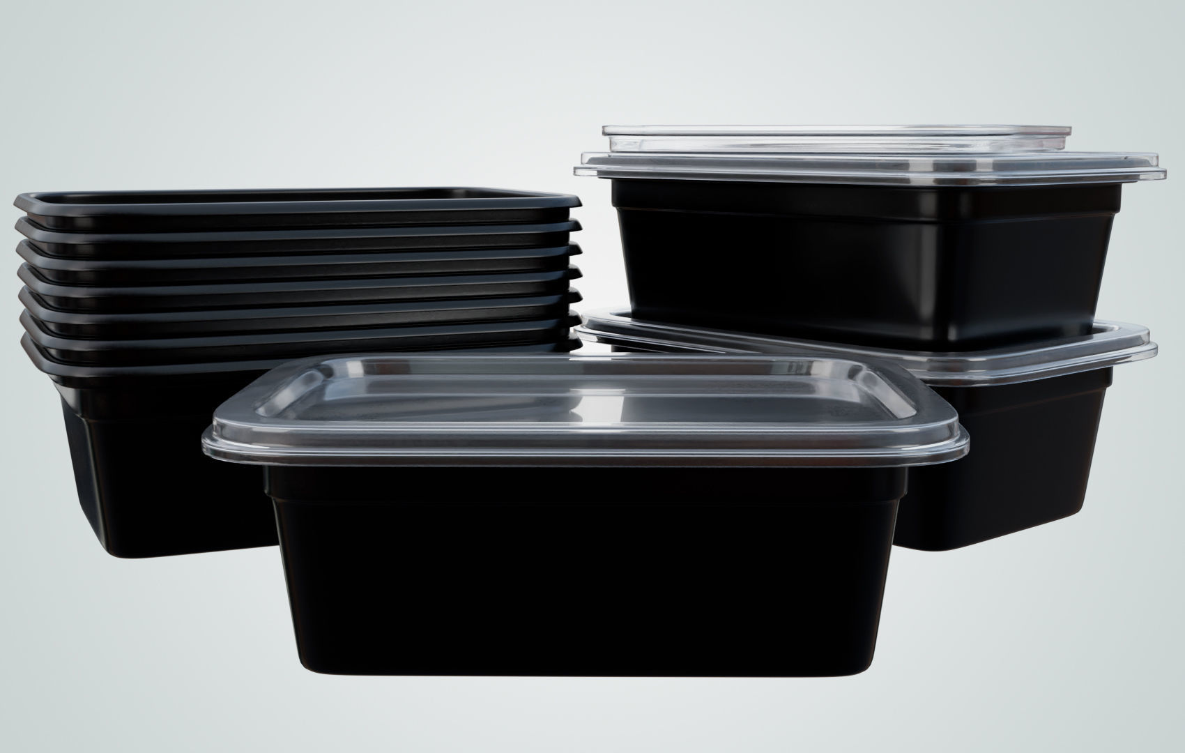 Disposable Food Items Pack  3D Model Collection_60