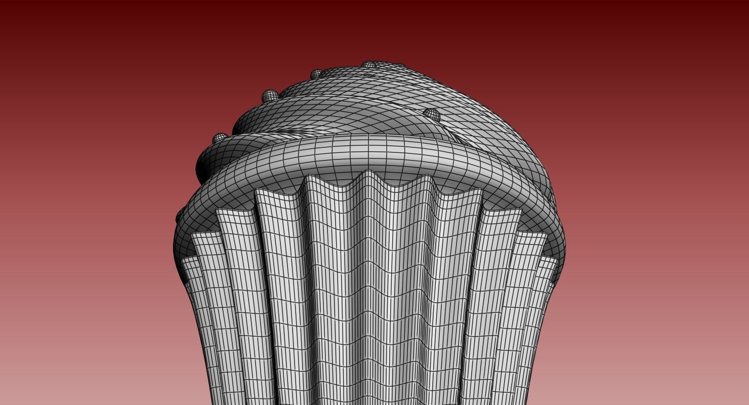 Chocolate Cupcake 3D model_3