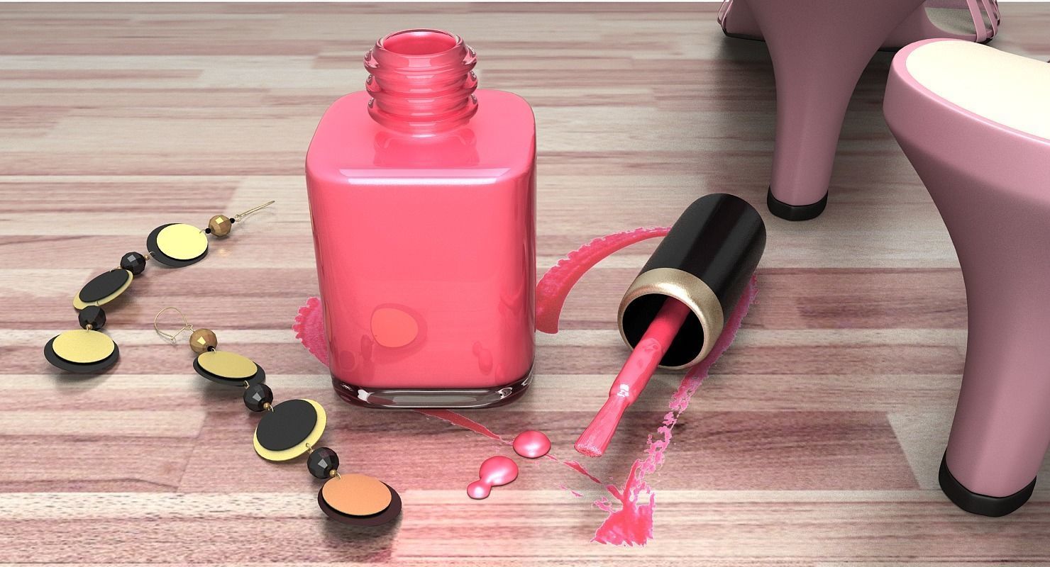 Nail Polish 3D model_2