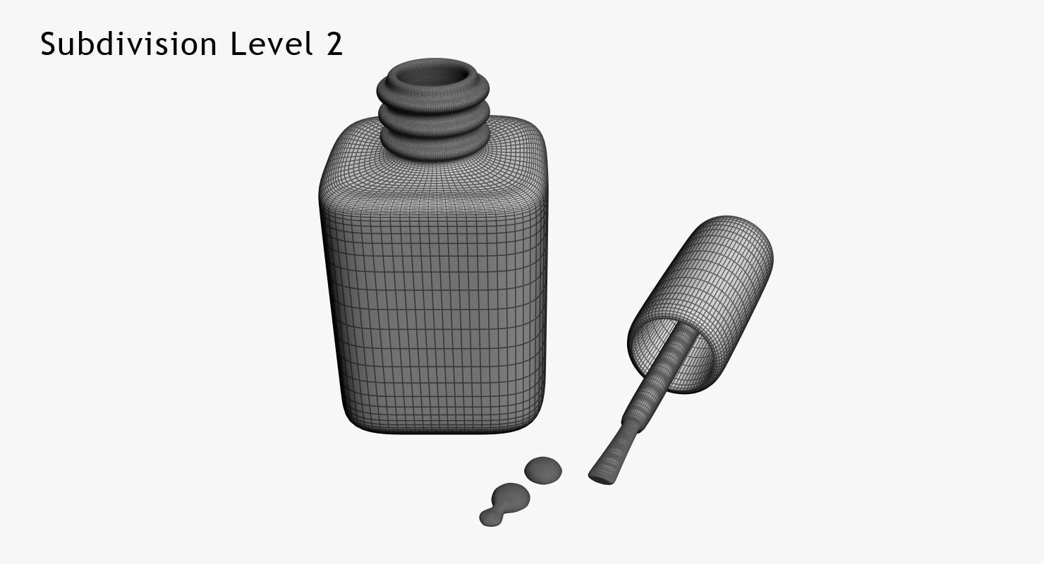 Nail Polish 3D model_1