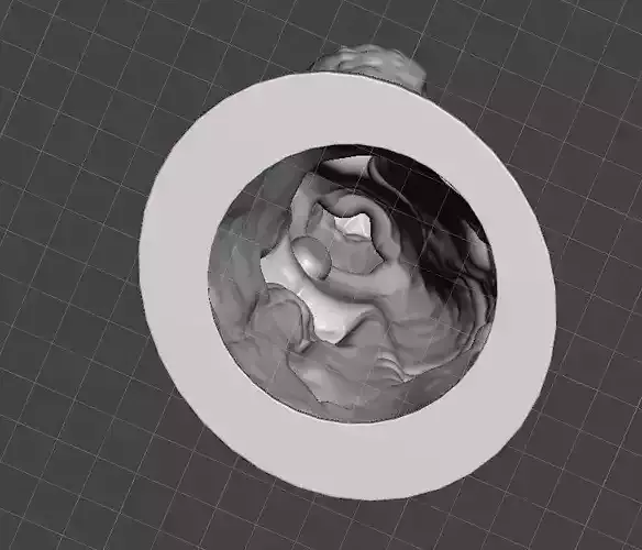 Christmas angel optional light holder 3D print model