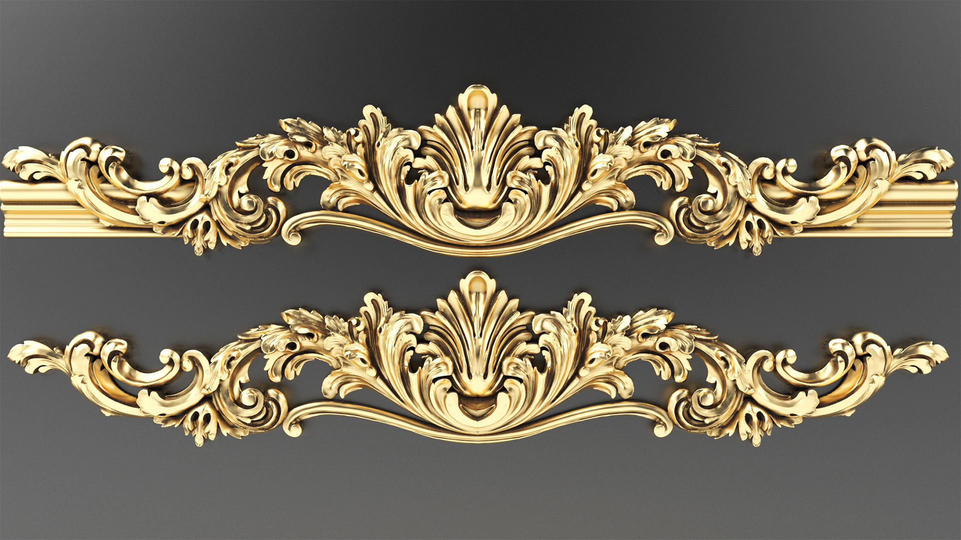 Carved decor 3 3D model_2