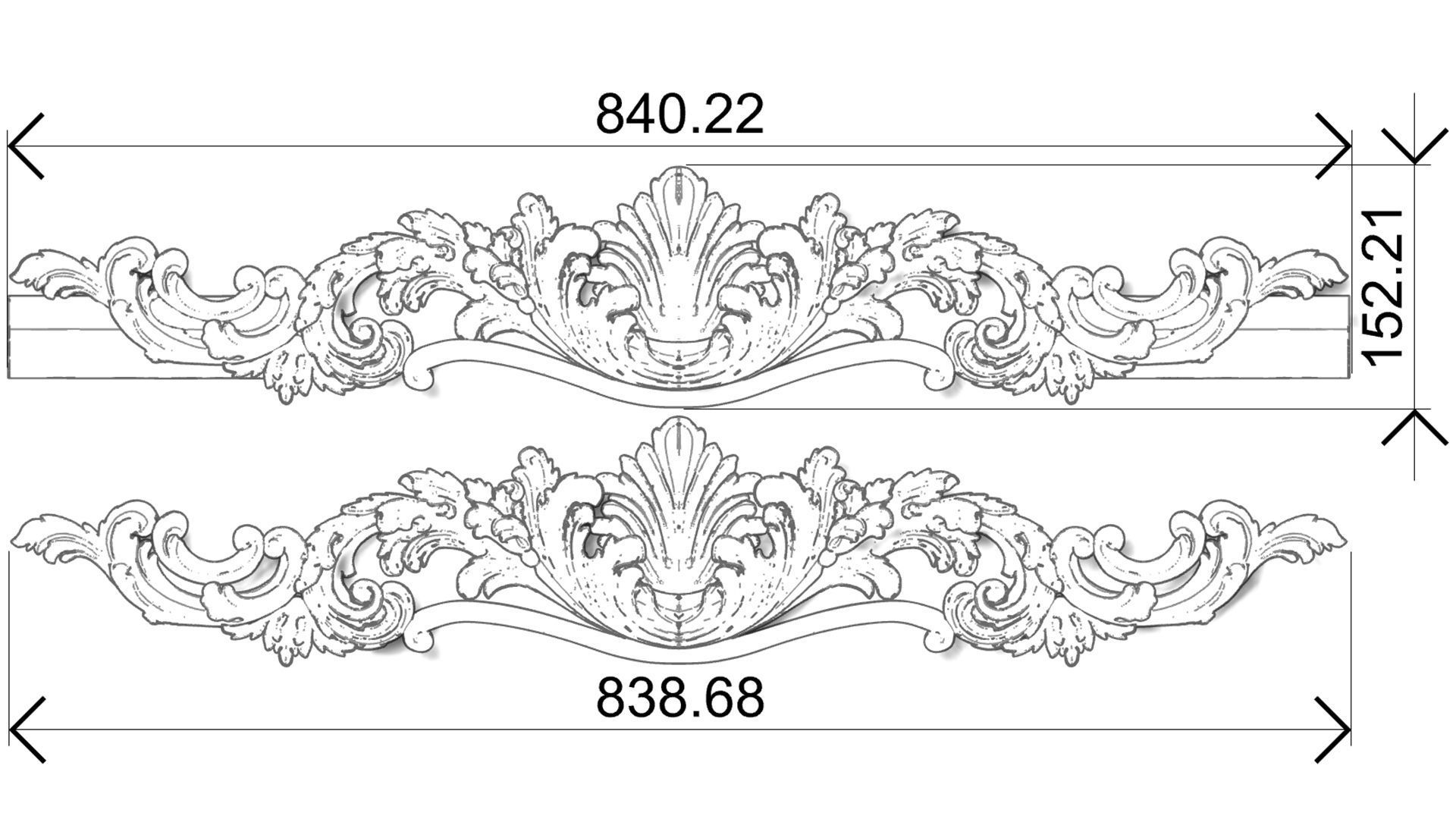 Carved decor 3 3D model_5