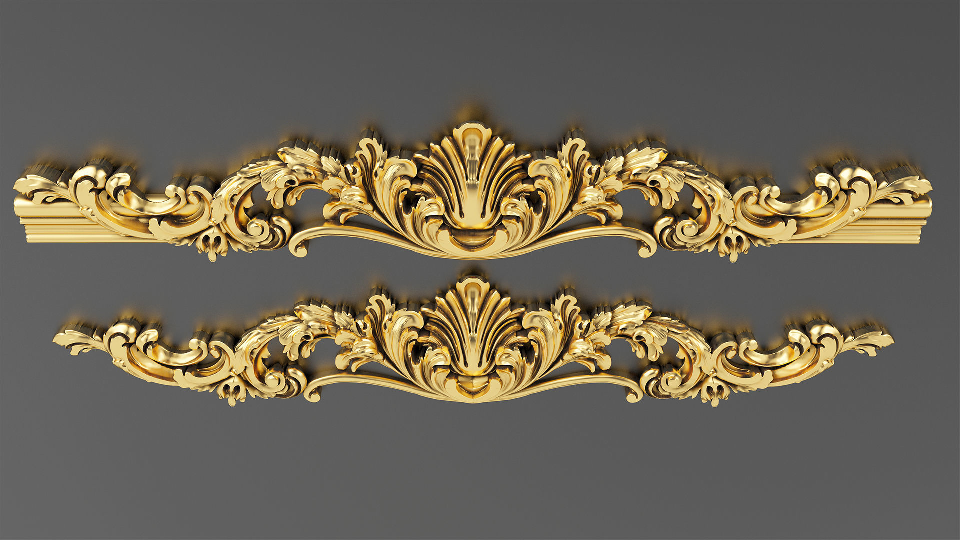 Carved decor 3 3D model_1