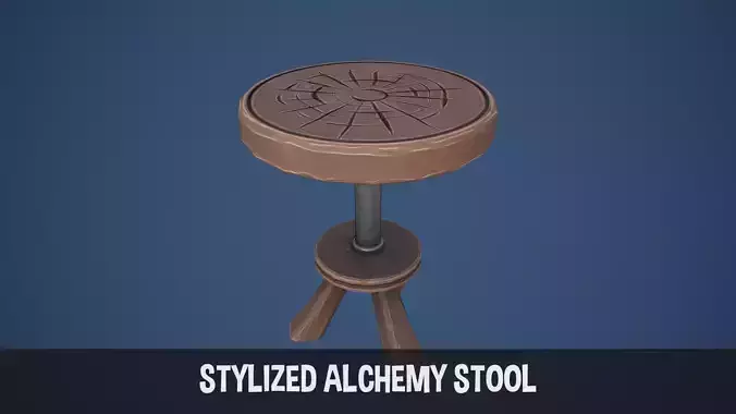Stylized Alchemy Stool