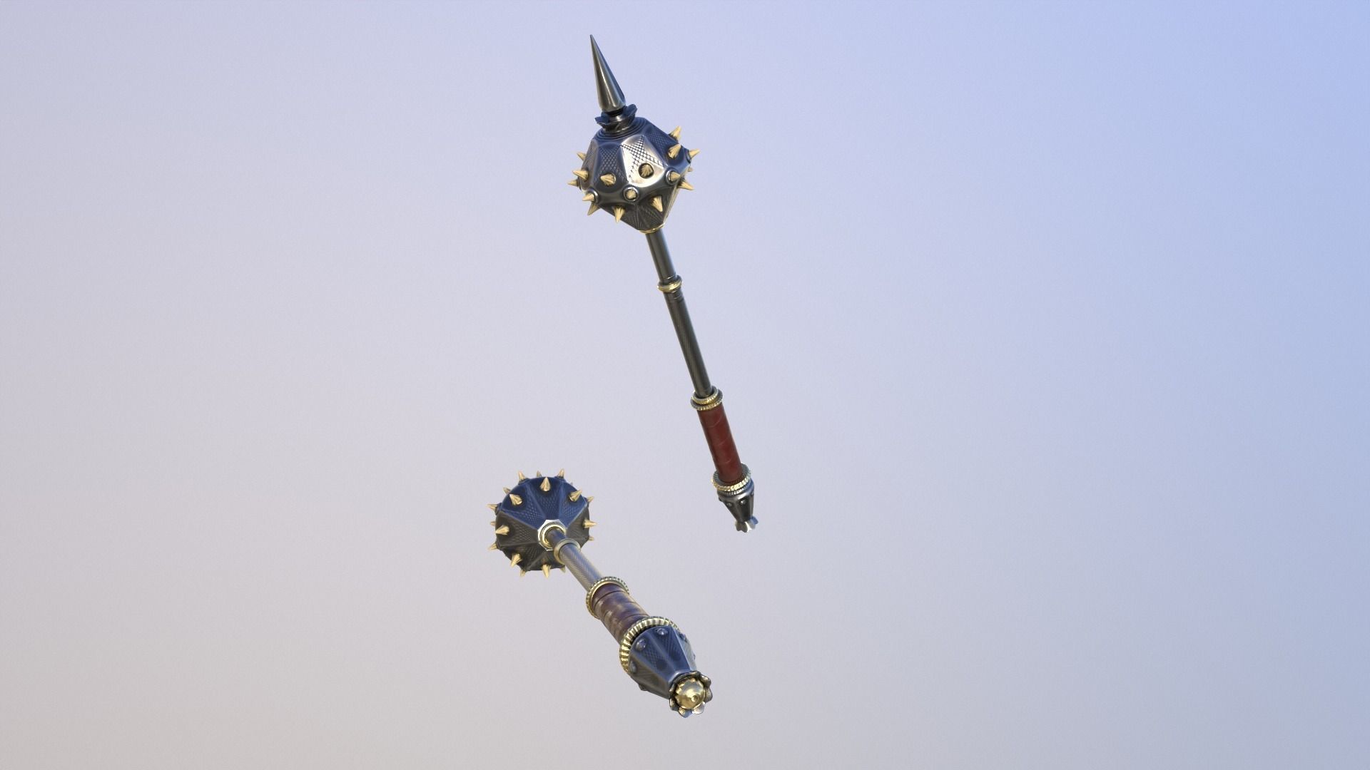 Mace GameReady LowPoly 3D model Low-poly 3D model_8