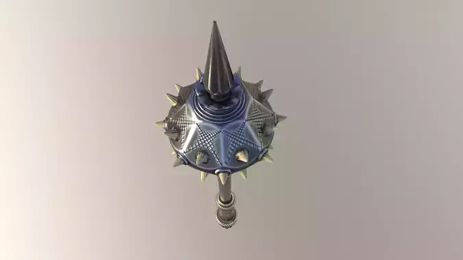 Mace GameReady LowPoly 3D model