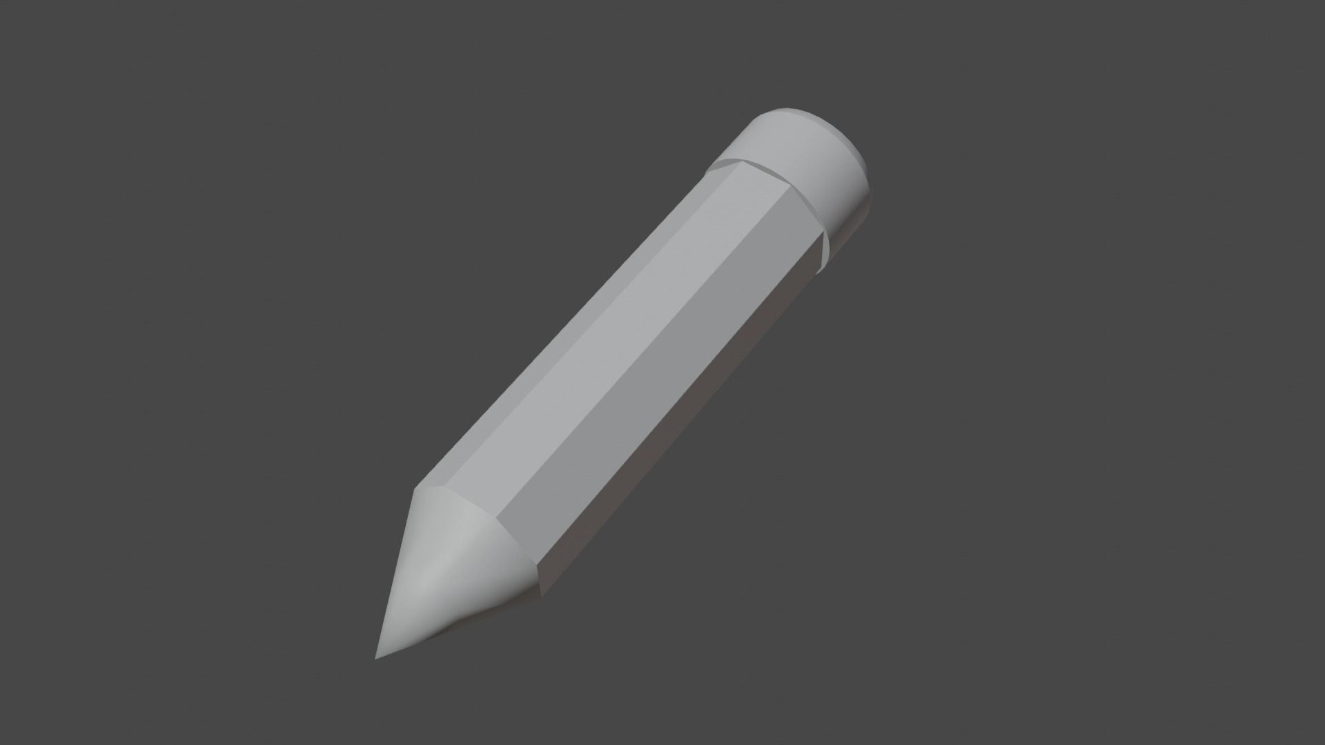 The Basic  Pencil Free 3D model_4