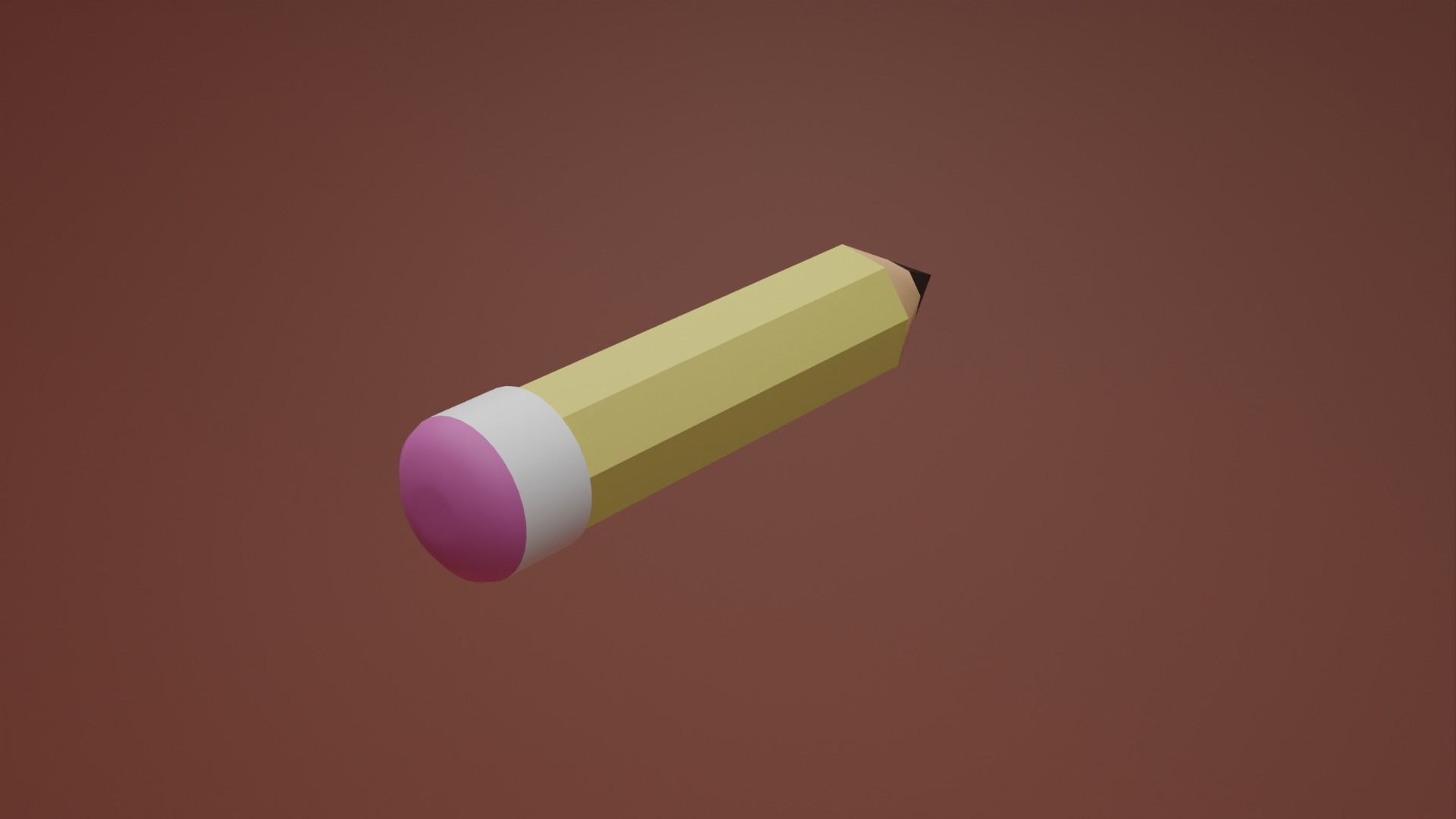 The Basic  Pencil Free 3D model_3