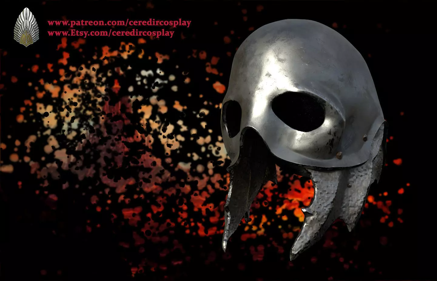 Goblin Helmet lord of the rings 3D DIGITAL DOWNLOAD FILE 3D print model_0