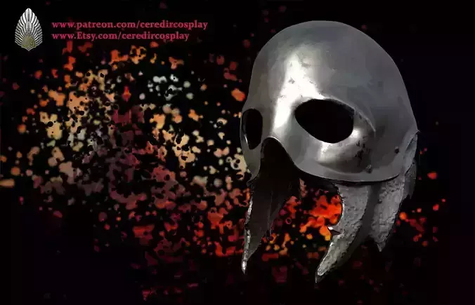 Goblin Helmet lord of the rings 3D DIGITAL DOWNLOAD FILE