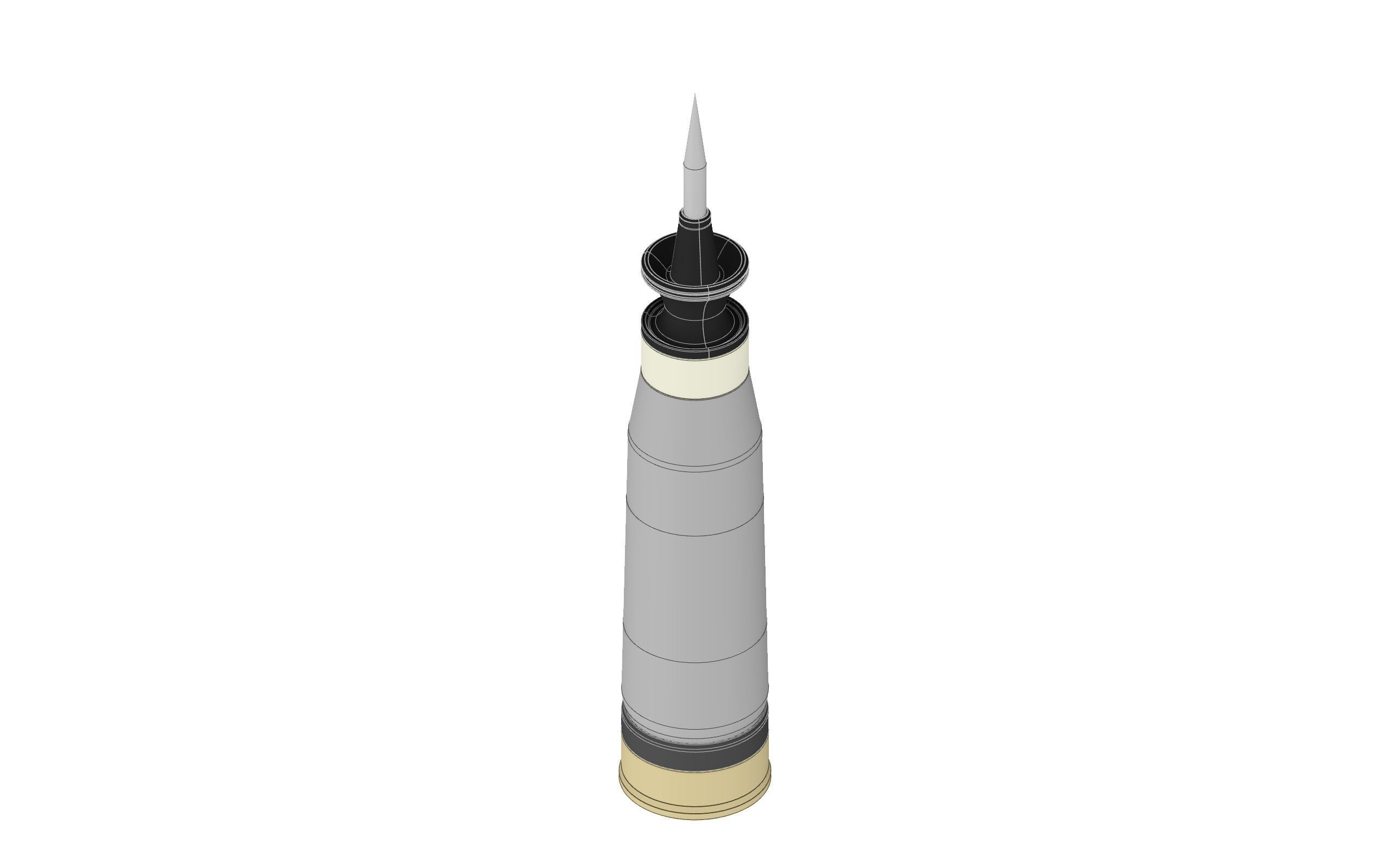 M829 APFSDS 120 mm Abrams Tank round 3d print files 3D model 3D