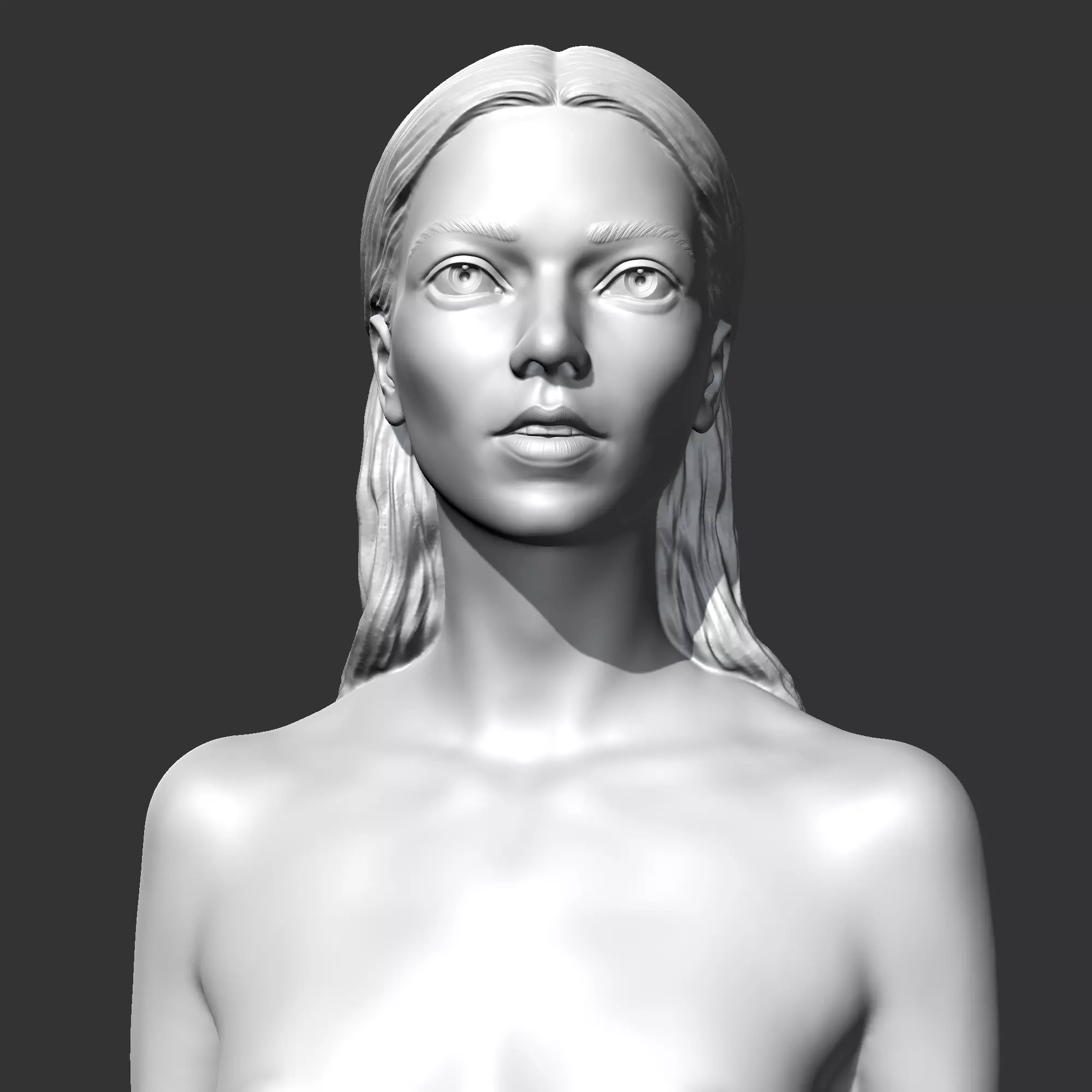 Anya Taylor Joy 3D print model 3D print model_0