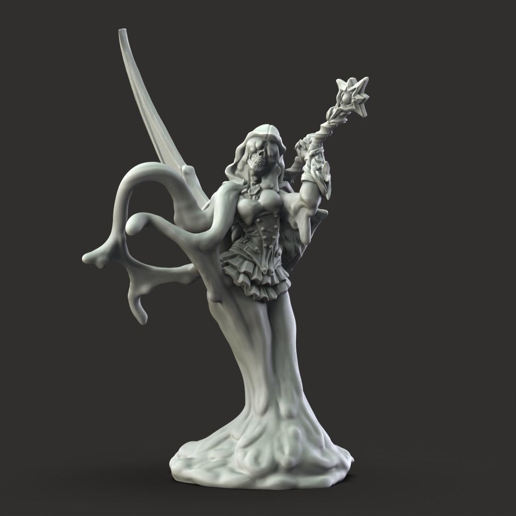 Slime Reaper - 3D Printable TTRPG - PRESUPPORTED - 32mm Scale 3D print model_4