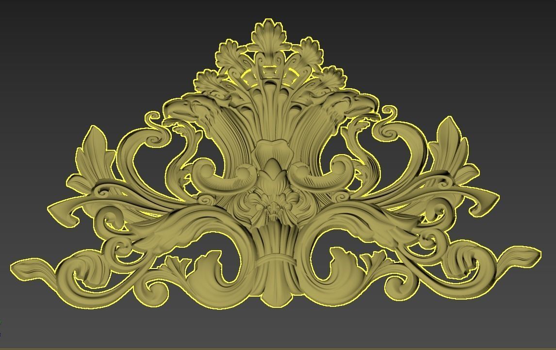 Pattern decor design 3D print model_1
