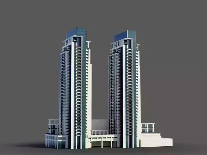 Boulevard Central - Dubai 3D model