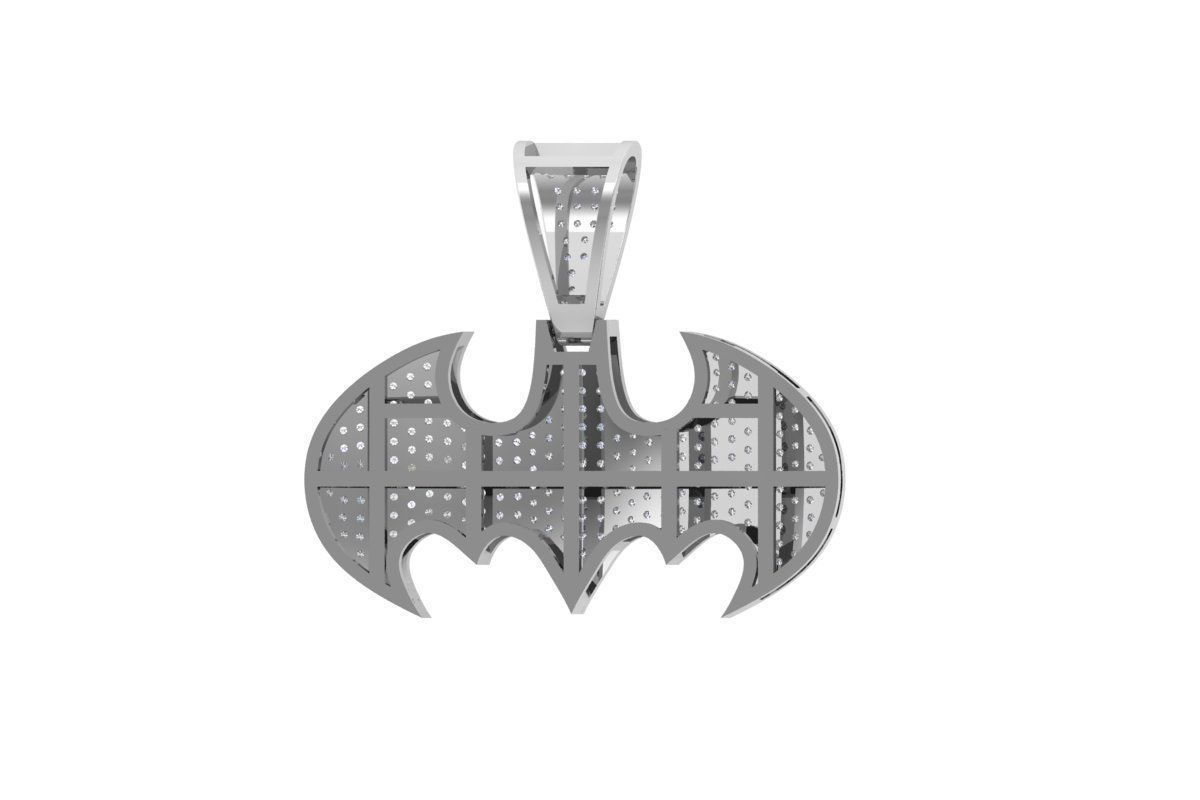 Batman Pandent 3D print model_5