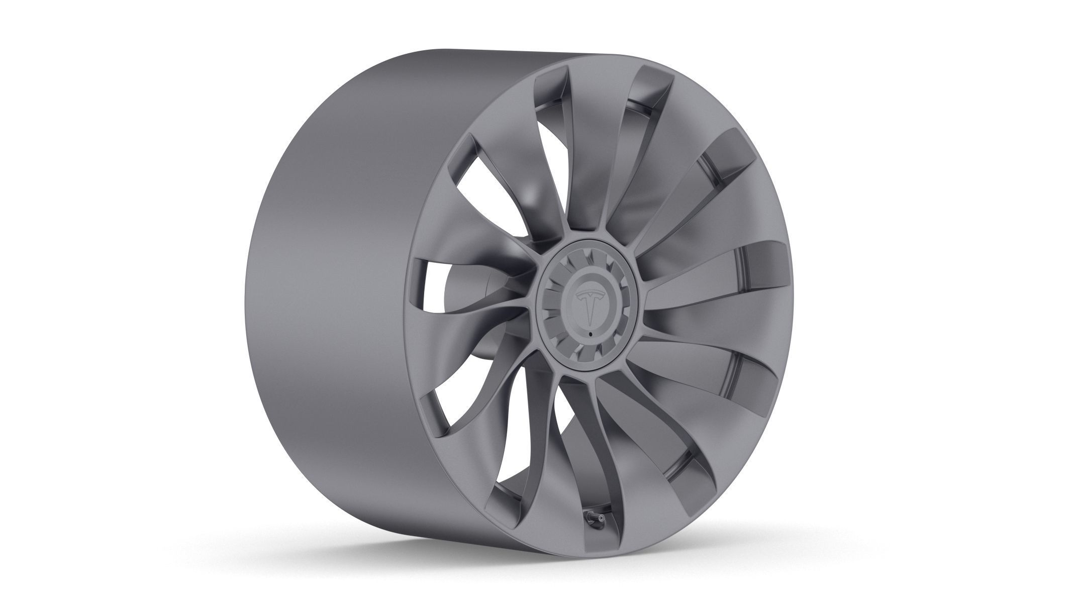 Tesla Car Rim 01 3D model_1