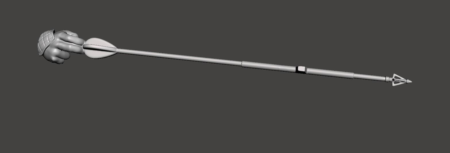 green arrow assets  for 3d printing  3D print model_1