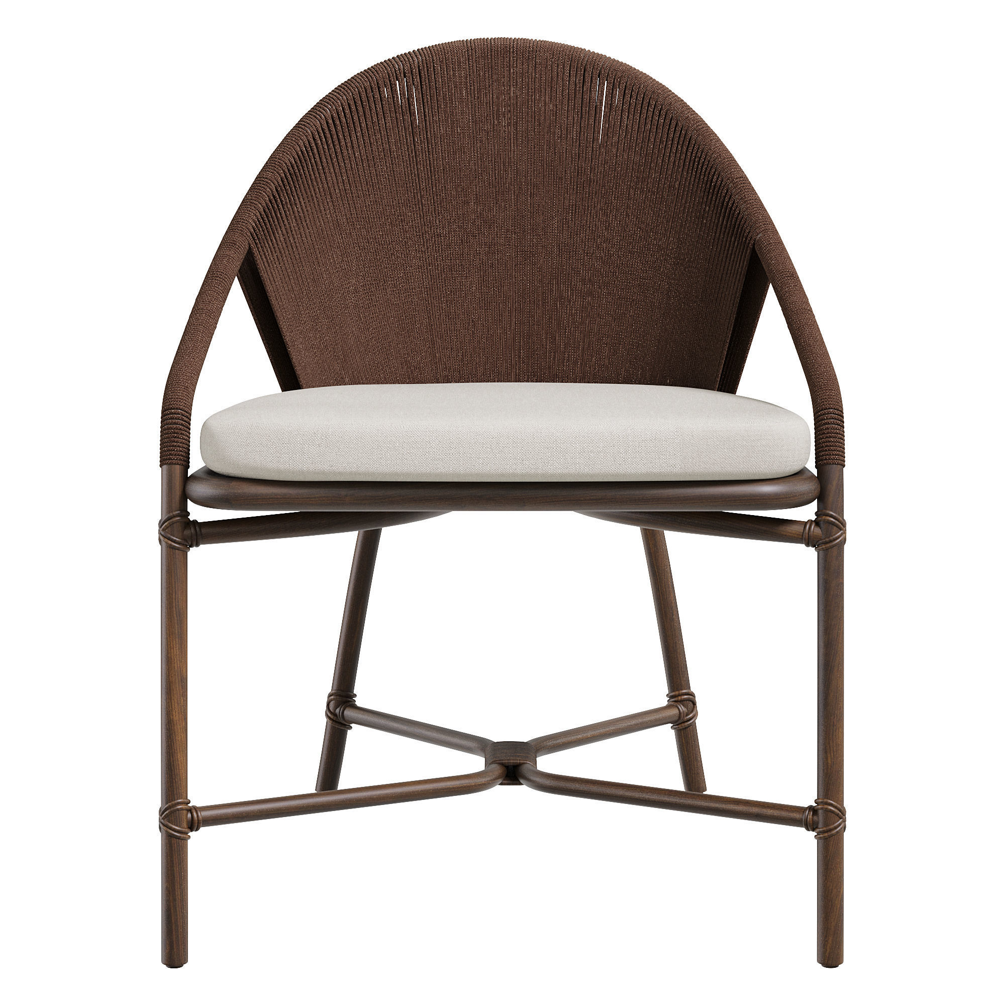 CRESCENT DINING CHAIR by Bakerfurniture 3D model_1