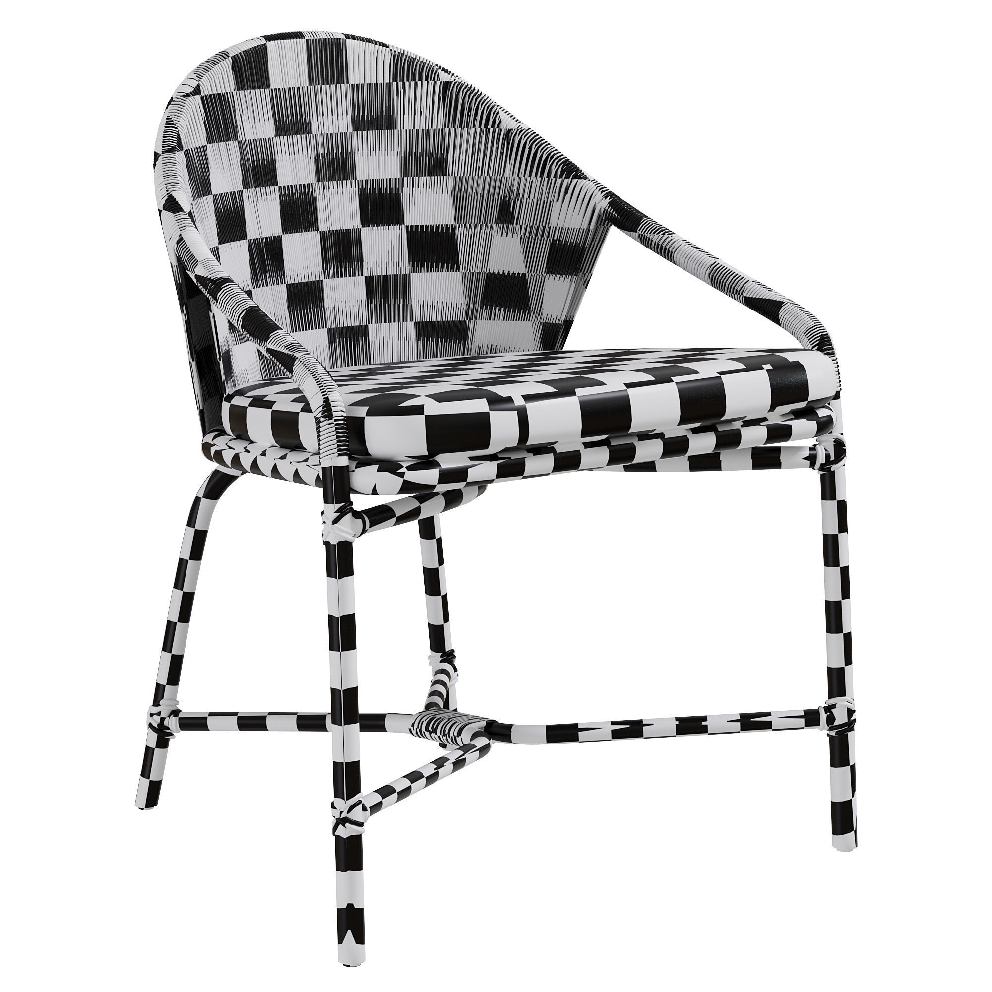 CRESCENT DINING CHAIR by Bakerfurniture 3D model_4