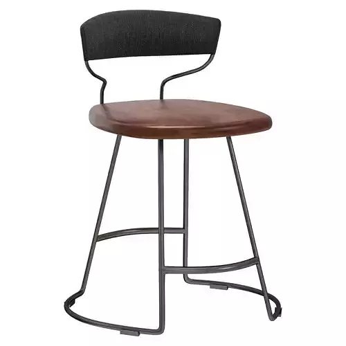 DANISH CORD SWIVEL DINING CHAIR by MCGUIRE