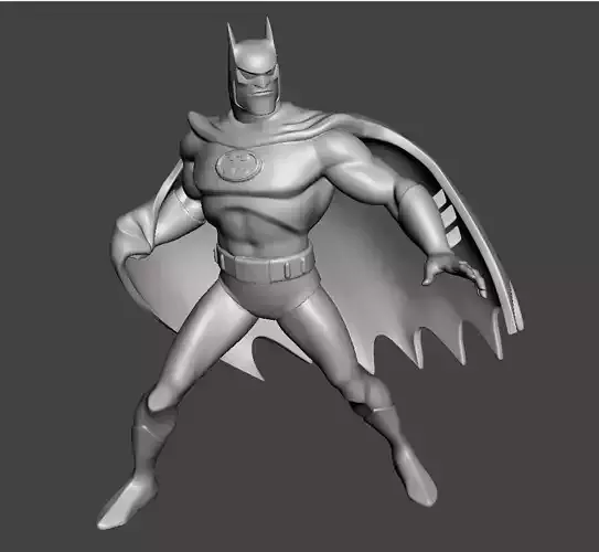 Animated batman 3d for 3d printing 