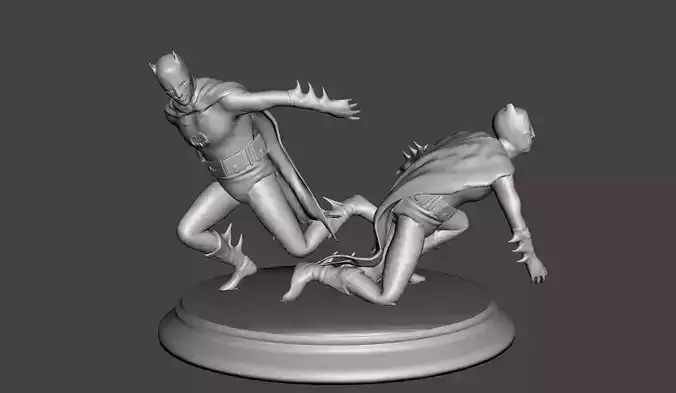 Batman 1966 Adam west with base for 3d printing 