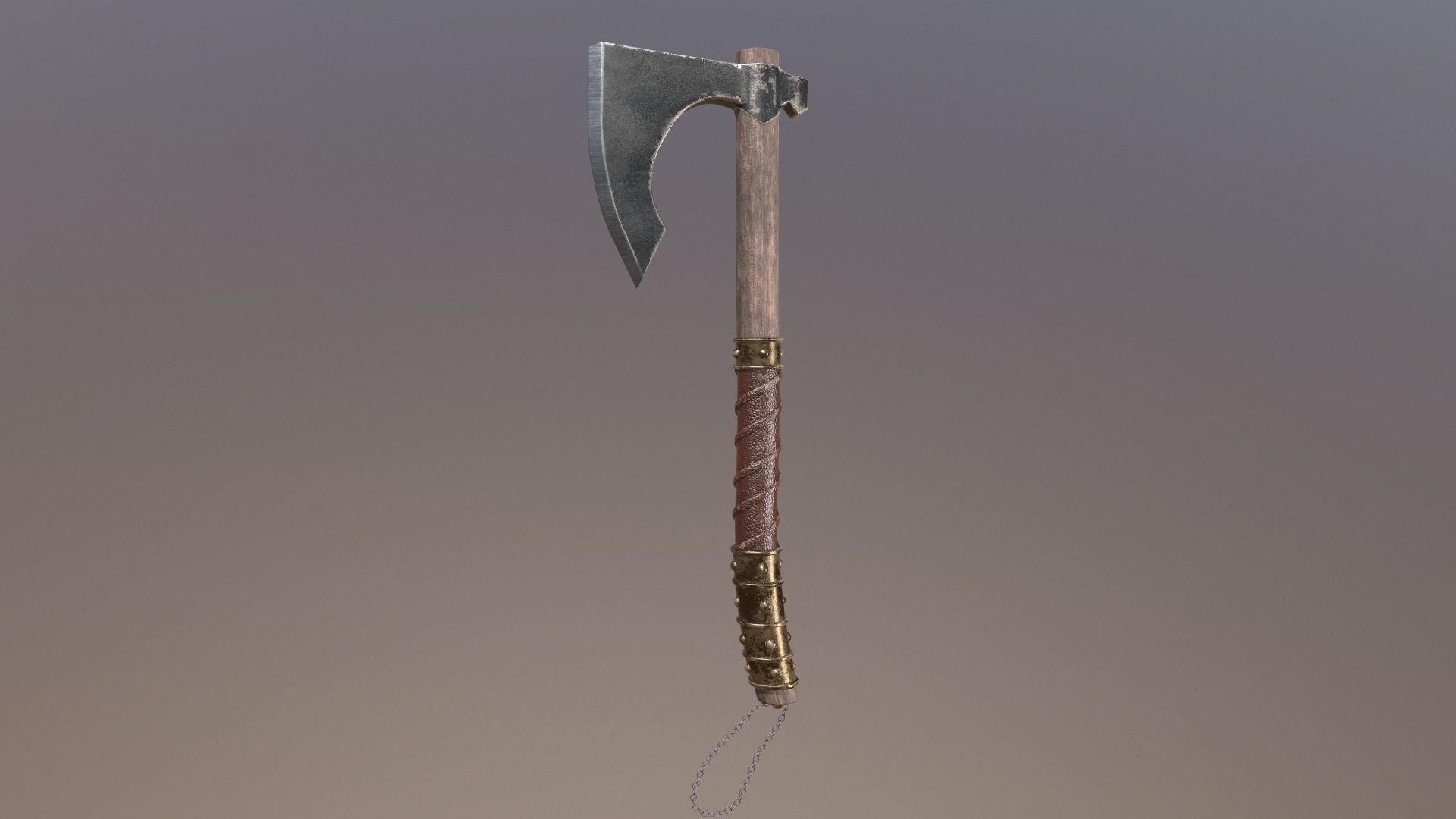 Axe 3D  Low-poly 3D model_5