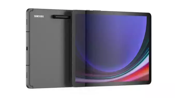 Samsung Galaxy S9 Plus Gray  3D model