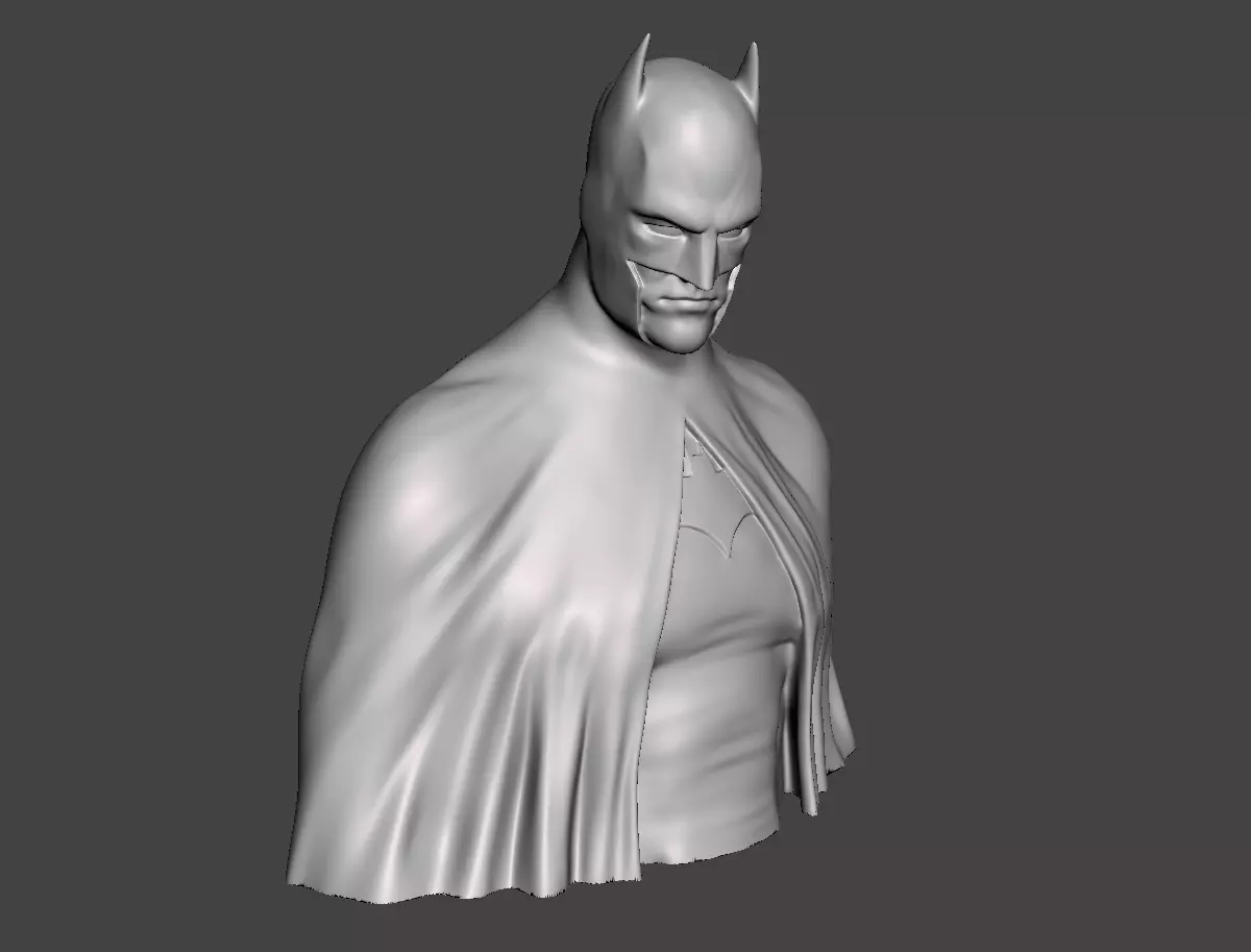  batman caped crusade bust 3d model for 3d printing  3D print model_0