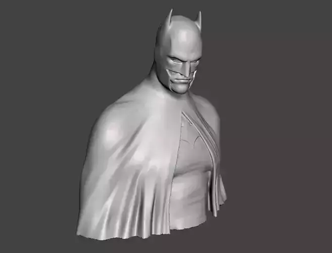  batman caped crusade bust 3d model for 3d printing  3D print model