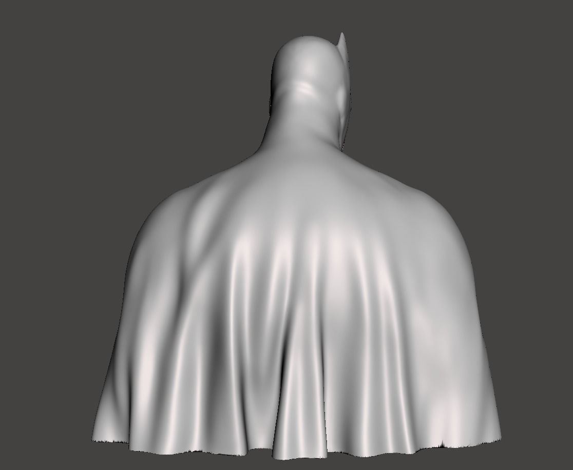  batman caped crusade bust 3d model for 3d printing  3D print model_3