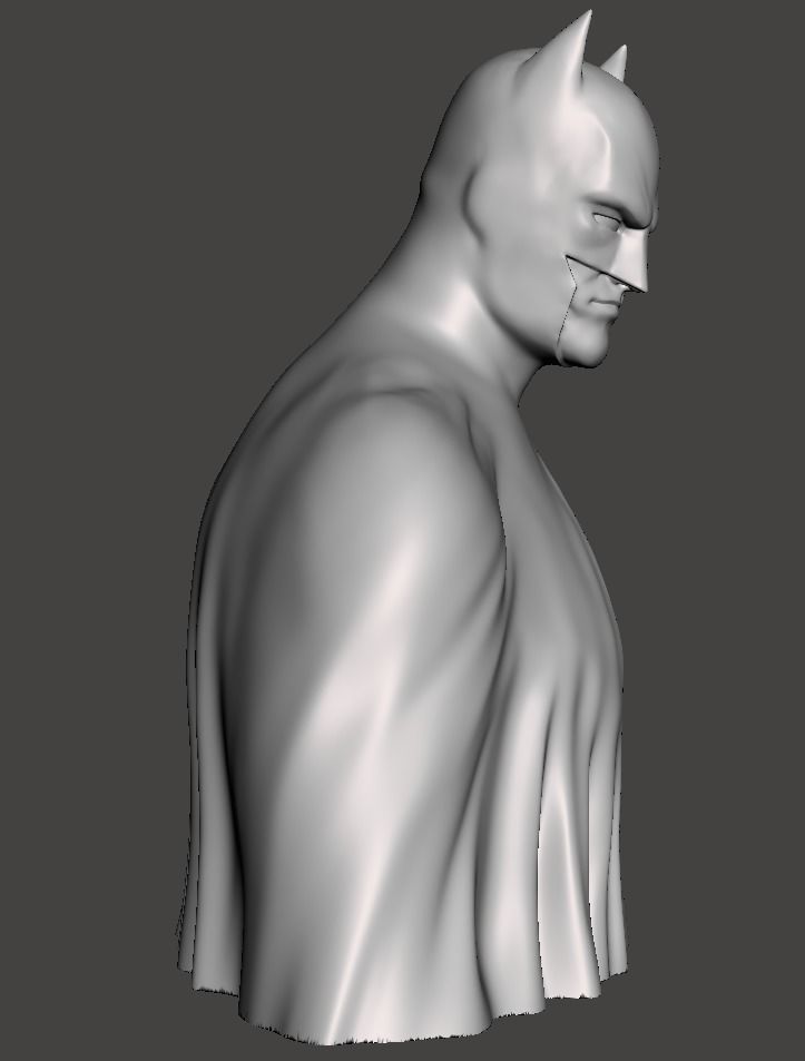  batman caped crusade bust 3d model for 3d printing  3D print model_4