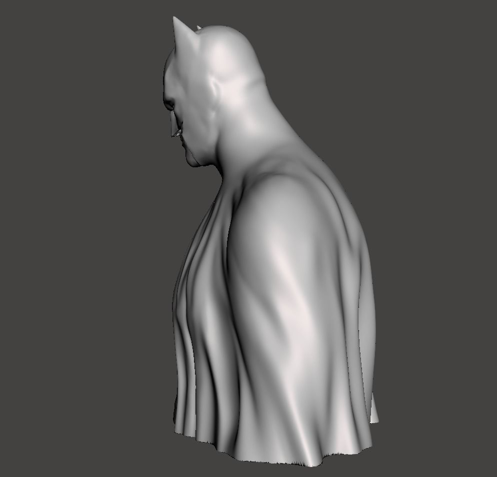  batman caped crusade bust 3d model for 3d printing  3D print model_2