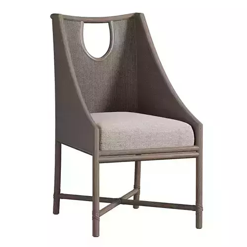 OPEN OVAL ARM CHAIR by bakerfurniture