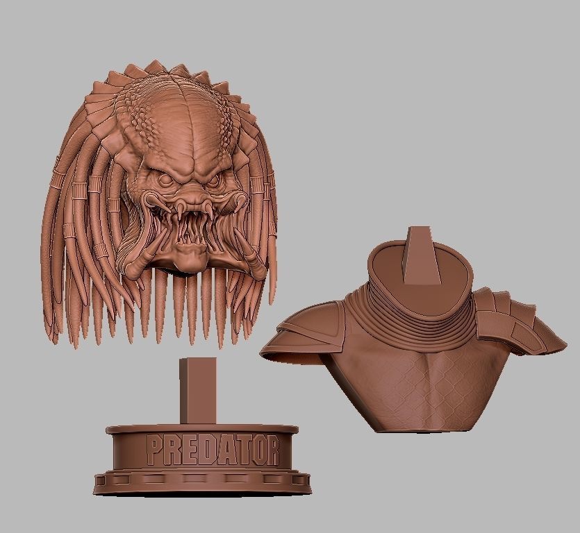 Predator 3D printable model 3D print model_6