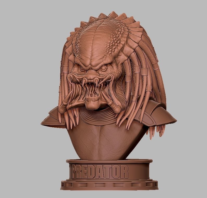 Predator 3D printable model 3D print model_5