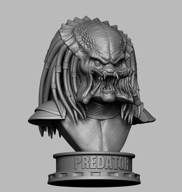 Predator 3D printable model 3D print model_4