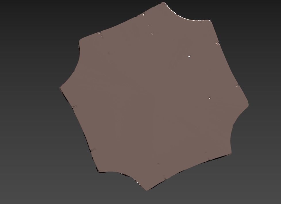 Ancient Hilltop Ruin   Bird Statue 3D print model_3