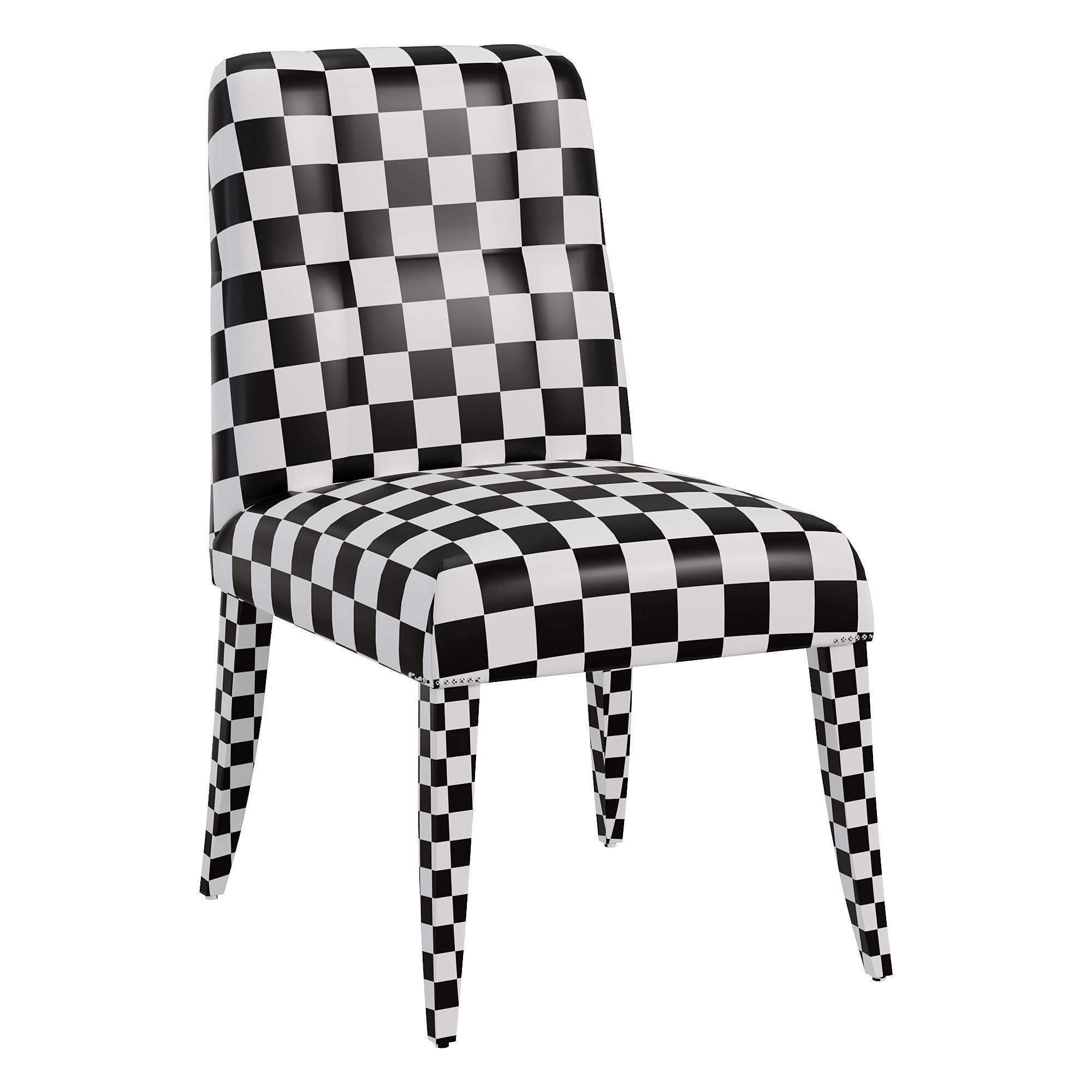 ST GERMAIN TUFTED SIDE CHAIR by THOMAS PHEASANT 3D model_4