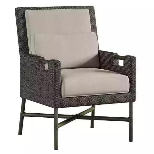 WOVEN CORE DINING ARM CHAIR by Thomas Pheasant