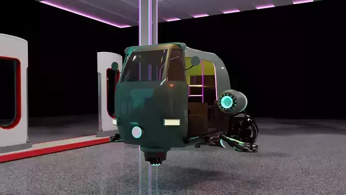 futuristic tuk tuk