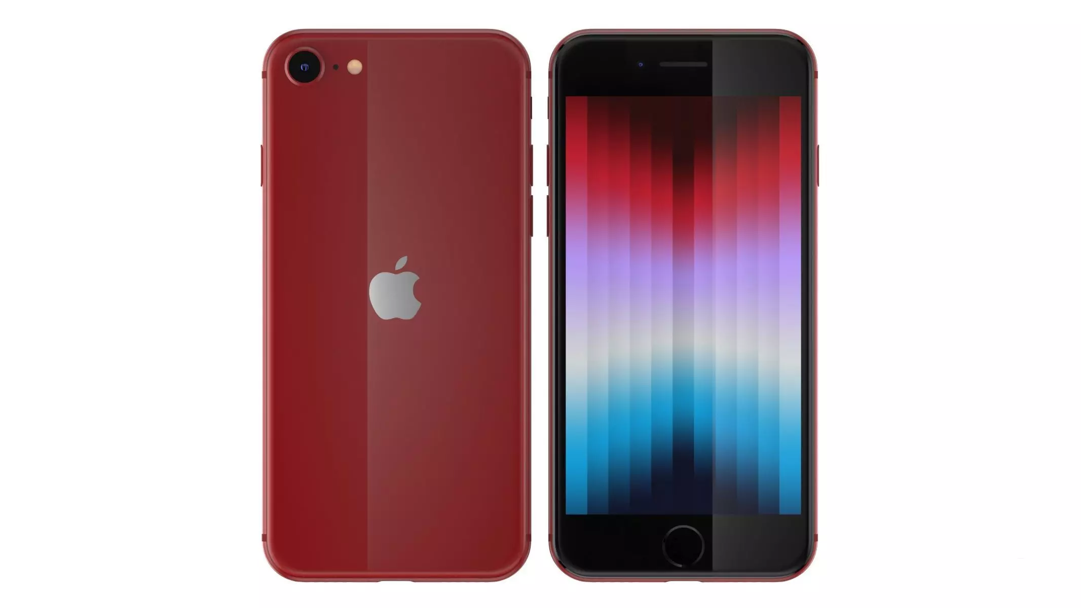 Apple iPhone SE 2022 Red 3D model | CGTrader
